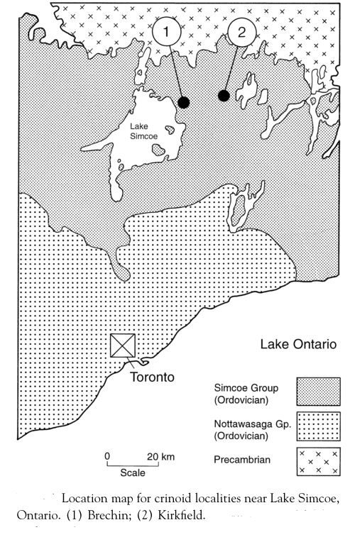 Melchin et al. (1994)_Lake Simcoe_Map