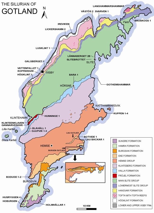Geological map and Stratigraphy_Gotland