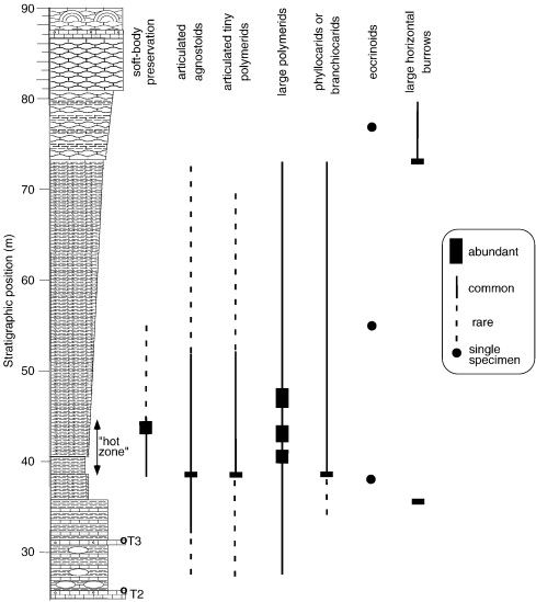 Halgedahl et al. (2009)_Eocrinoids distribution